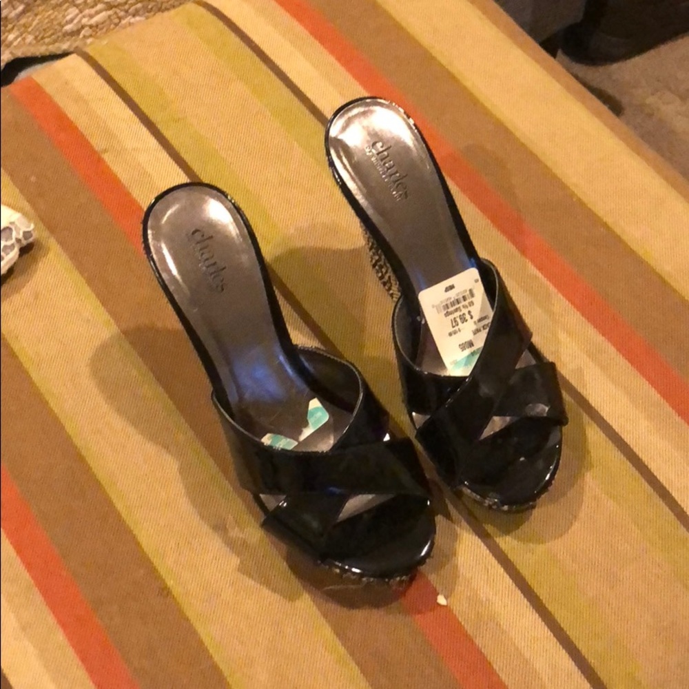 Black wedge 8.5 by Charles David